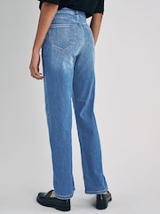ONLY Blue Maddie Extra High Waisted Wide Leg Jeans with Comfort Stretch - Image 3 of 10