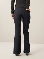 ONLY Black Lola High Waisted Flared Jeans with Comfort Stretch - Image 3 of 6