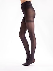 Pretty Polly 40 Denier In Shape Blickdichte, figurformende schwarze Strumpfhosen im 2er-Pack - Bild 3 von 5