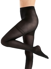 Pretty Polly 40 Denier In Shape Blickdichte, figurformende schwarze Strumpfhosen im 2er-Pack - Bild 4 von 5