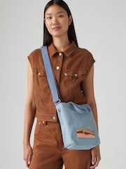Levi's® Mini Icon Embroidered Western Denim 100% Cotton Bag - Bild 1 von 4