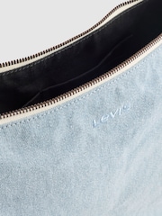 Levi's® Light Blue Denim Medium Brooklyn Denim Shoulder Bag - Image 5 of 7