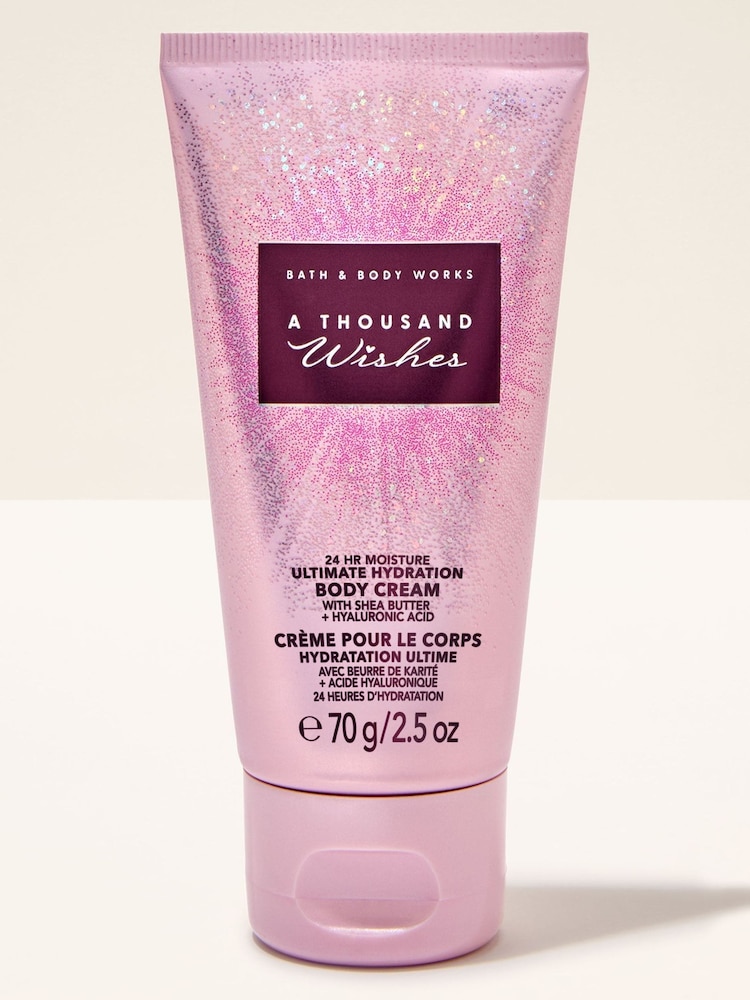 Bath & Body Works A Thousand Wishes Travel Size Ultimate Hydration Body Cream 2.5 oz / 70 g - Image 1 of 1