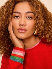 Love & Roses Red Jumper - Image 2 of 4