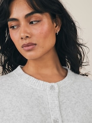 American Vintage Grey Damsville Knitted Cardigan - Image 3 of 5