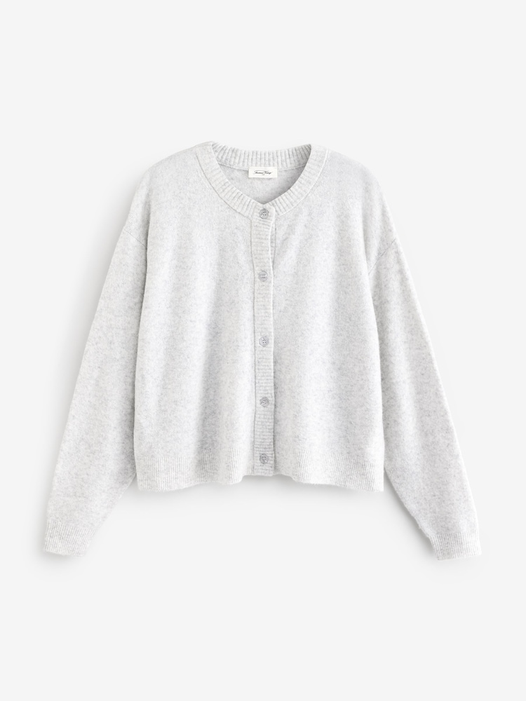 American Vintage Grey Damsville Knitted Cardigan - Image 5 of 5