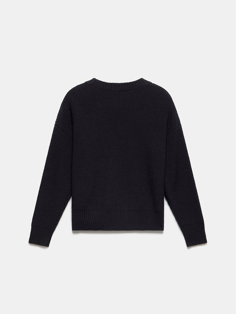 Mint Velvet Black Bow Detail Jumper - Image 4 of 4
