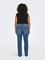 ONLY Curve Blue High Waist Sally Flared Jeans - Image 2 of 6