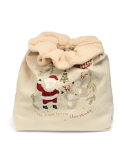 Mamas & Papas Brown Christmas 2024 Large Calico Sack - Image 4 of 4