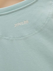 Joules Let's Go Turquoise Blue Short Sleeve T-Shirt - Image 3 of 4