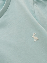 Joules Let's Go Turquoise Blue Short Sleeve T-Shirt - Image 4 of 4