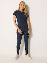 Long Tall Sally Geripptes Raglan-T-Shirt - Bild 2 von 6