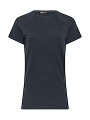 Long Tall Sally Geripptes Raglan-T-Shirt - Bild 5 von 6