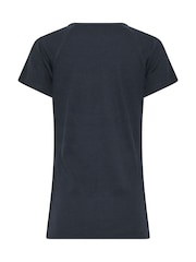 Long Tall Sally Geripptes Raglan-T-Shirt - Bild 6 von 6