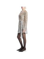 Bardot Gold Sequin Bellissa Dress - Image 4 of 5