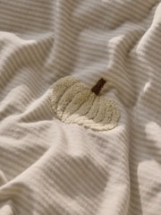 Natural Tufted Brushed Pumpkin Duvet Cover and Pillowcase Set - Image 4 of 6