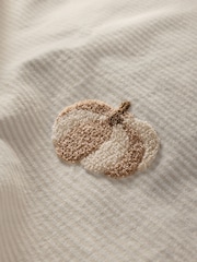 Natural Tufted Brushed Pumpkin Duvet Cover and Pillowcase Set - Image 6 of 6