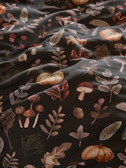 Natural Autumn Pumpkin Reversible Duvet Cover and Pillowcase Set - Image 7 of 9