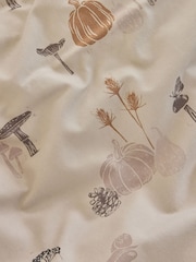 Natural Autumn Lino Brushed Duvet Cover and Pillowcase Set - Image 5 of 7