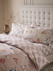 Natural Halloween Ghost Duvet Cover and Pillowcase Set - Image 3 of 6