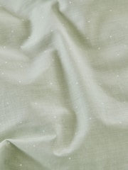 Green Sage Floral 100% Cotton Reversible Printed Duvet Cover and Pillowcase Set - Image 6 of 6