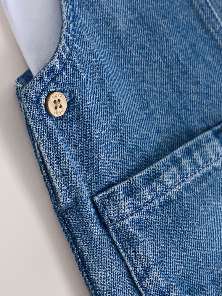 Blue Baby Denim Dungaree and Bodysuit Set (0mths-2yrs) - Image 6 of 7