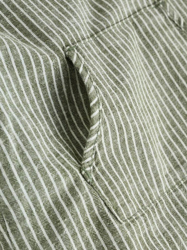 Green Stripe Baby Woven Dungaree and Bodysuit Set (0mths-2yrs) - Image 12 of 13