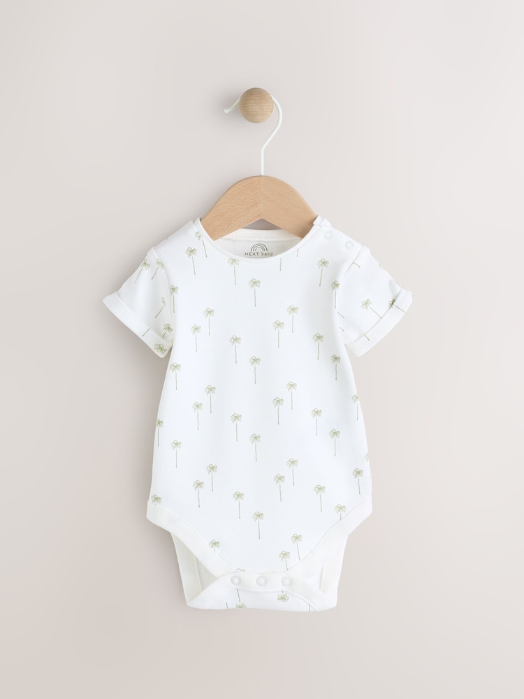 Green Stripe Baby Woven Dungaree and Bodysuit Set (0mths-2yrs) - Image 7 of 13