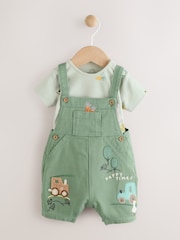 Green Farm Baby Dungarees and Bodysuit Set (0mths-2yrs) - Image 1 of 9