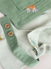 Green Farm Baby Dungarees and Bodysuit Set (0mths-2yrs) - Image 6 of 9