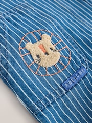 Denim Brights Baby Denim Dungaree and Bodysuit Set (0mths-2yrs) - Image 6 of 10