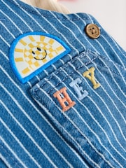 Denim Brights Baby Denim Dungaree and Bodysuit Set (0mths-2yrs) - Image 8 of 10