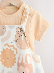 Mineral Character Jersey 100% Cotton Dungaree and Bodysuit Baby Set (0mths-2yrs) - Image 5 of 8
