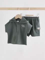Mono Little Man - Hooded Sweat and Shorts Baby Set - Imagen 7 de 16