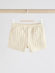 Neutral Polo Top and Shorts Baby Set - Image 3 of 11
