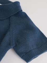 Navy Stripe Baby Knitted Top and Short Set (0mths-2yrs) - Image 10 of 11