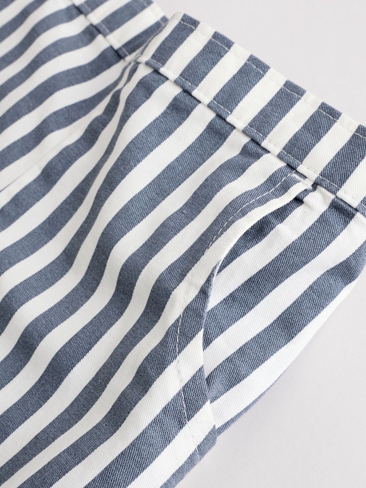 Navy Stripe Baby Knitted Top and Short Set (0mths-2yrs) - Image 11 of 11