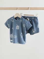 Blue Milk Club Baby T-Shirt and Shorts Set - Image 1 of 11