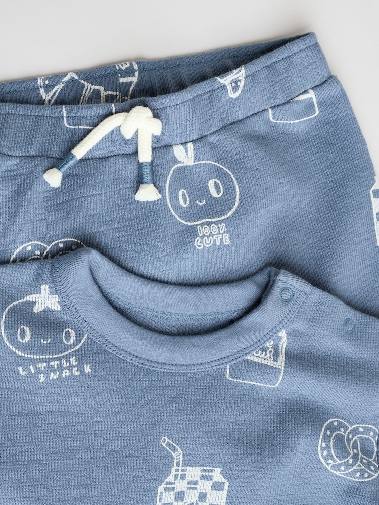 Blue Milk Club Baby T-Shirt and Shorts Set - Image 8 of 11