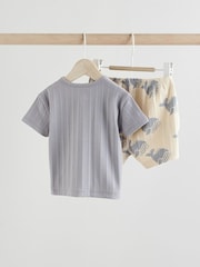 Blue Whale Baby T-Shirt and Shorts Set - Image 2 of 12