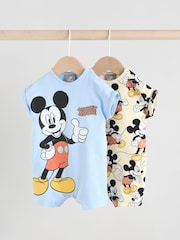 Blau - Mickey Mouse Baby Rompers 2 Pack - Bild 1 von 10