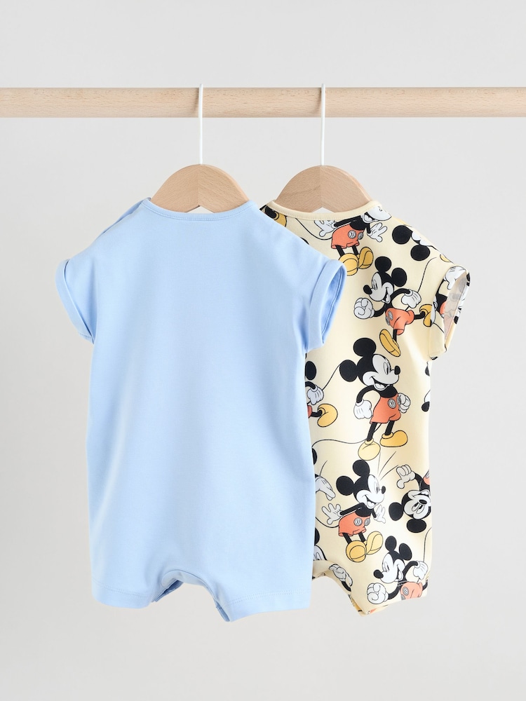 Blau - Mickey Mouse Baby Rompers 2 Pack - Bild 2 von 10