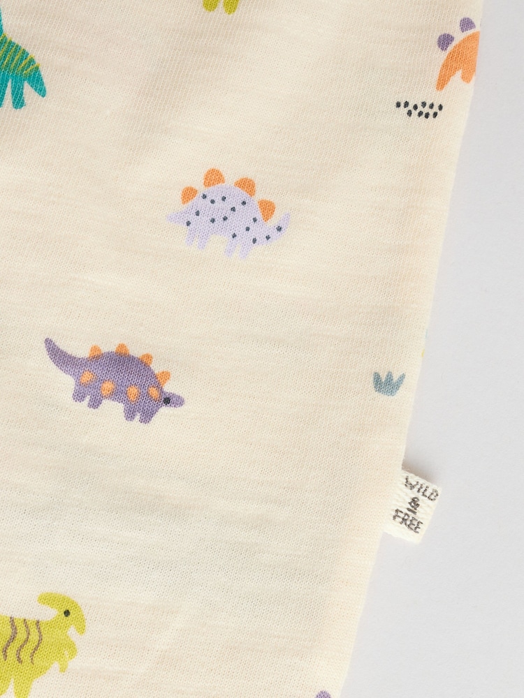 Multi 100% Cotton Baby Rompers 4 Pack - Image 12 of 13
