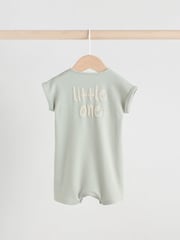 Blue/Grey Baby Rompers 3 Pack - Image 3 of 4