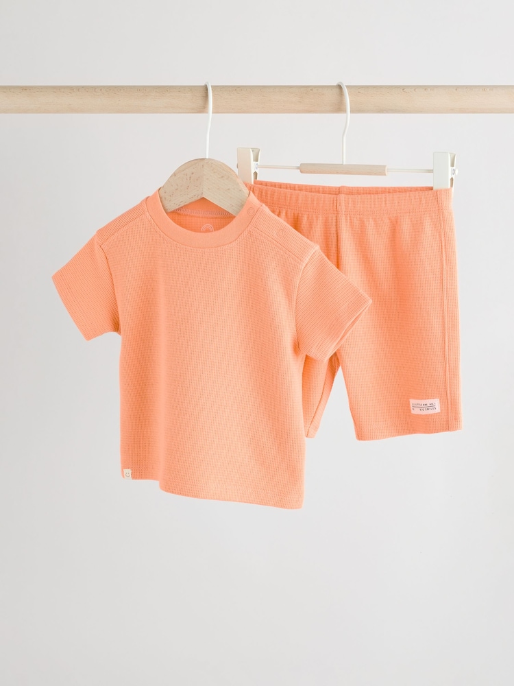 Orange Baby Top and Shorts Set - Image 1 of 11