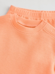 Orange Baby Top and Shorts Set - Image 8 of 11