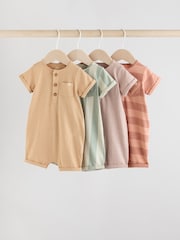 Minerals Baby Jersey Rompers 4 Pack - Image 1 of 12