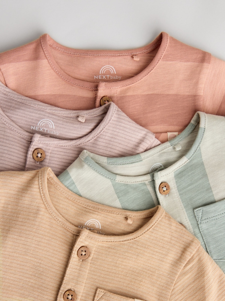 Minerals Baby Jersey Rompers 4 Pack - Image 9 of 12