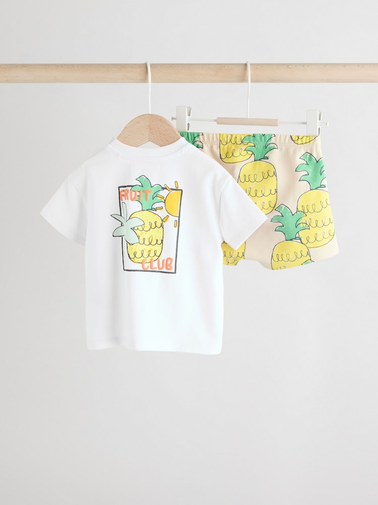Bright Fruit Baby T-Shirt and Shorts Set - Image 2 of 11