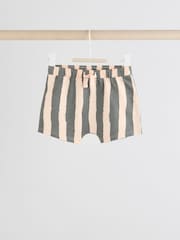 Negro/Blanco - Baby Sweatshirt and Shorts Set - Imagen 4 de 9